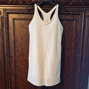 Athleta White Halter Athletic Dress